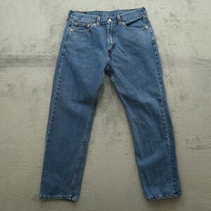 Levi's 505 Jeans Mens Size 33x30 Blue Regular Straight 100% Cotton Denim Pants